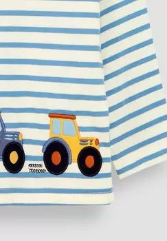 Рубашка с длинным рукавом TRACTOR APPLIQUE, REGULAR FIT JoJo Maman Bb, синий