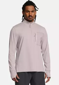 Рубашка с длинным рукавом TRAIL RUN QUARTER ZIP Under Armour, серый