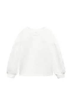 Рубашка с длинным рукавом TROQUEL Mango Kids, цвет off white