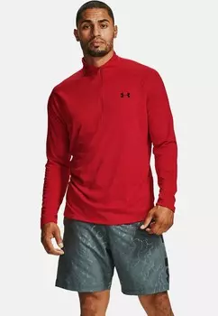 Рубашка с длинным рукавом Under Armour TECH 1/2 ZIP, цвет Dark Red