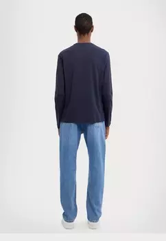 Рубашка с длинным рукавом UNISEX EA7 Emporio Armani, темно-синий