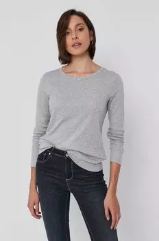 Рубашка с длинным рукавом United Colors of Benetton, серый