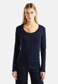 Рубашка с длинным рукавом United Colors of Benetton, цвет blue