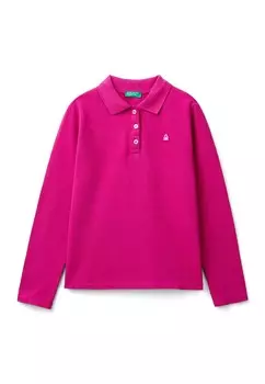 Рубашка с длинным рукавом United Colors of Benetton, розовый