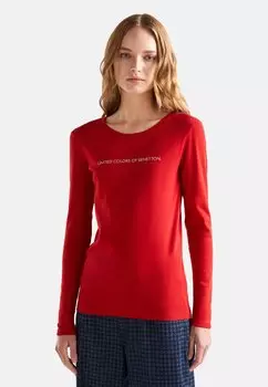 Рубашка с длинным рукавом United Colors of Benetton, красный