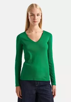 Рубашка с длинным рукавом United Colors of Benetton, зеленый