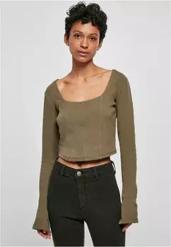 Рубашка с длинным рукавом Urban Classics, цвет olive
