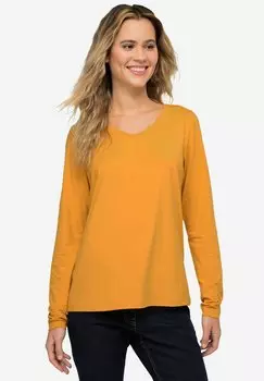 Рубашка с длинным рукавом V-AUSSCHNITT LAURASN, цвет oker