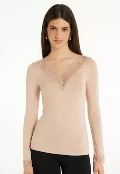 Рубашка с длинным рукавом V-NECK Tezenis, цвет hautfarben diamond beige