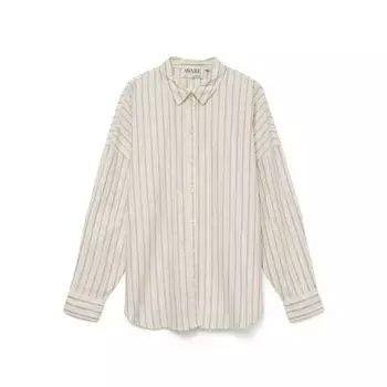 Рубашка с длинным рукавом Vero Moda Awparis, бежевый