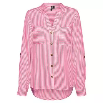 Рубашка с длинным рукавом Vero Moda Bumpy, розовый