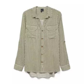 Рубашка с длинным рукавом Vero Moda Bumpy, зеленый