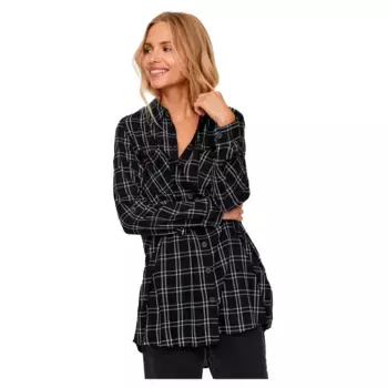 Рубашка с длинным рукавом Vero Moda Bumpy, черный
