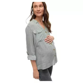 Рубашка с длинным рукавом Vero Moda Bumpy Maternity, серый