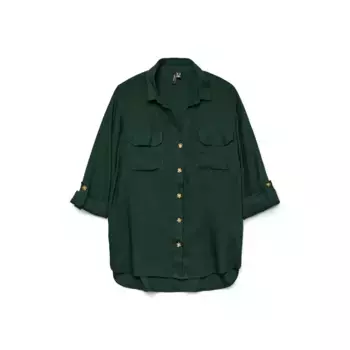 Рубашка с длинным рукавом Vero Moda Bumpy, зеленый