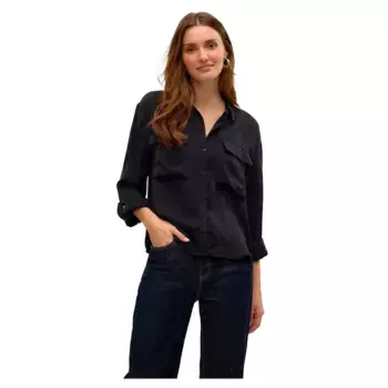 Рубашка с длинным рукавом Vero Moda Fabiana, черный
