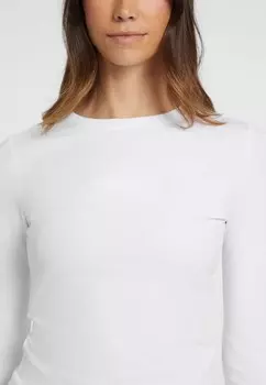 Рубашка с длинным рукавом VESTIBILIT SLIM A MANICA LUNGA RICAMATA Guess Jeans, белый