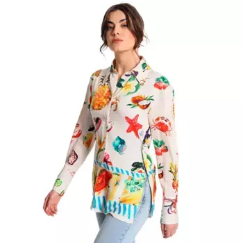 Рубашка с длинным рукавом Victorio & Lucchino 11176, бежевый