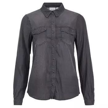 Рубашка с длинным рукавом Vila Bista, серый