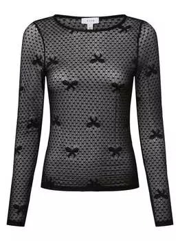 Рубашка с длинным рукавом Vila, черный