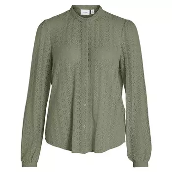 Рубашка с длинным рукавом Vila Chikka, зеленый