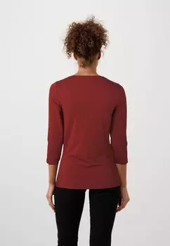 Рубашка с длинным рукавом VMPANDA 3/4 Vero Moda, темно-красный