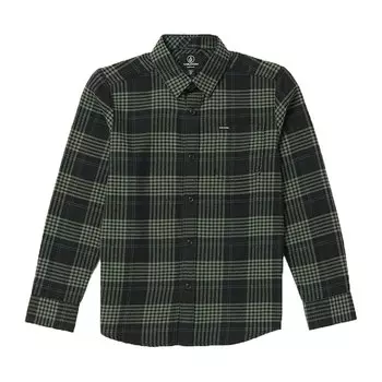Рубашка с длинным рукавом Volcom Caden Plaid, зеленый