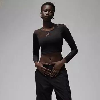 Рубашка с длинным рукавом W J CORE LONGSLEEVE TOP Jordan, цвет Schwarz/Wei