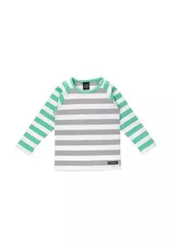 Рубашка с длинным рукавом в полоску Груша/Ископаемое VILLERVALLA, цвет Grau Jahre