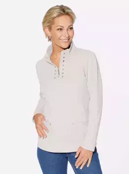 Рубашка с длинным рукавом в стиле кэжуал "Shirt" Casual Looks, белый