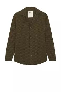 Рубашка с длинным рукавом waffle cuba Oas, цвет turtle