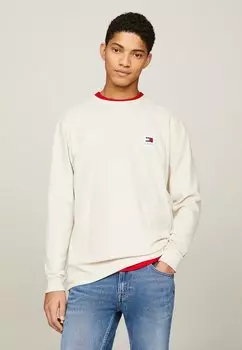 Рубашка с длинным рукавом WAFFLE Tommy Jeans, цвет newsprint