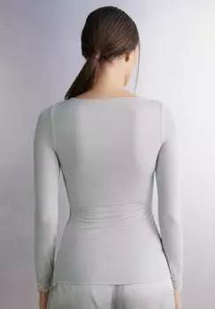 Рубашка с длинным рукавом WARM EFFECT ULTRALIGHT Intimissimi, светло-серый