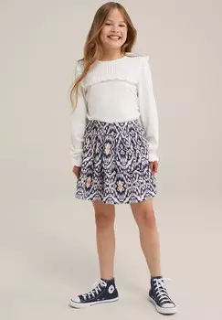 Рубашка с длинным рукавом WE Fashion, белый