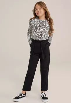 Рубашка с длинным рукавом WE Fashion, черный