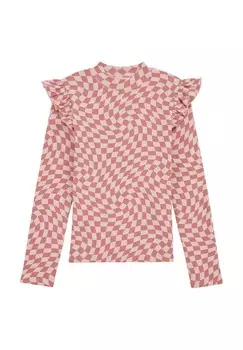 Рубашка с длинным рукавом WE Fashion, розовый