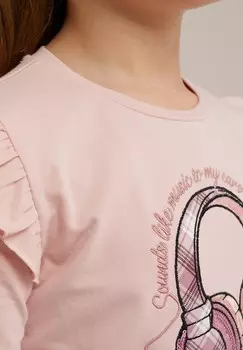 Рубашка с длинным рукавом WE Fashion, светло-розовый