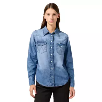 Рубашка с длинным рукавом Wrangler Heritage, синий