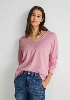Рубашка с длинным рукавом ZWEIFARBIGES Street One, цвет pink