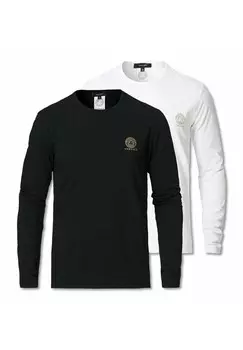 Рубашка с длинными рукавами 2 PACK MEDUSA LOGO Versace, цвет black/white