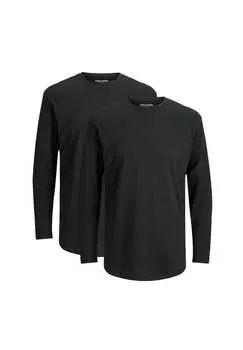 Рубашка с длинными рукавами 2 шт. в упаковке jjenoa Jack & Jones, черный