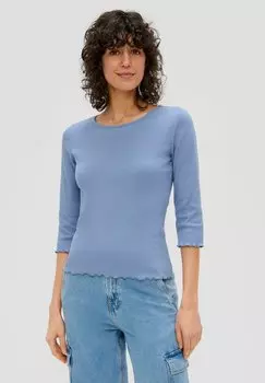 Рубашка с длинными рукавами 3/4-RMEL MIT ROLLSAUM s.Oliver, цвет blassblau