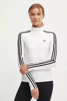 Рубашка с длинными рукавами adidas Originals 3-S Trneck, бежевый