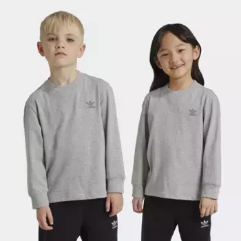 Рубашка с длинными рукавами Adidas Originals "LONG SLEEVE", серый