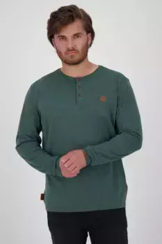 Рубашка с длинными рукавами Alife & Kickin "JoshAK Мужская рубашка с длинными рукавами с длинными рукавами", цвет Dark Forest Melange