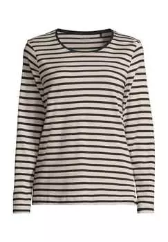 Рубашка с длинными рукавами "bea" из хлопка в полоску Galeria, мультиколор