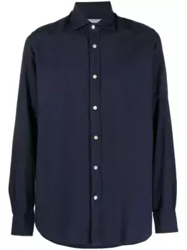 Рубашка с длинными рукавами Boglioli, синий