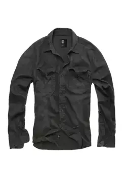 Рубашка с длинными рукавами Brandit " Brandit Men's Hardee Denim Shirt" (1 шт.), черный