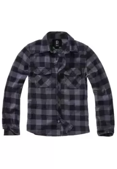 Рубашка с длинными рукавами Brandit " Brandit Unisex Checkshirt Kids" (1 шт.), серый