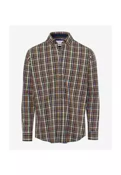 Рубашка с длинными рукавами Brax, цвет cold brew